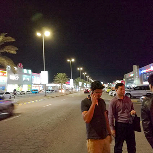 迪拜路灯工程项目